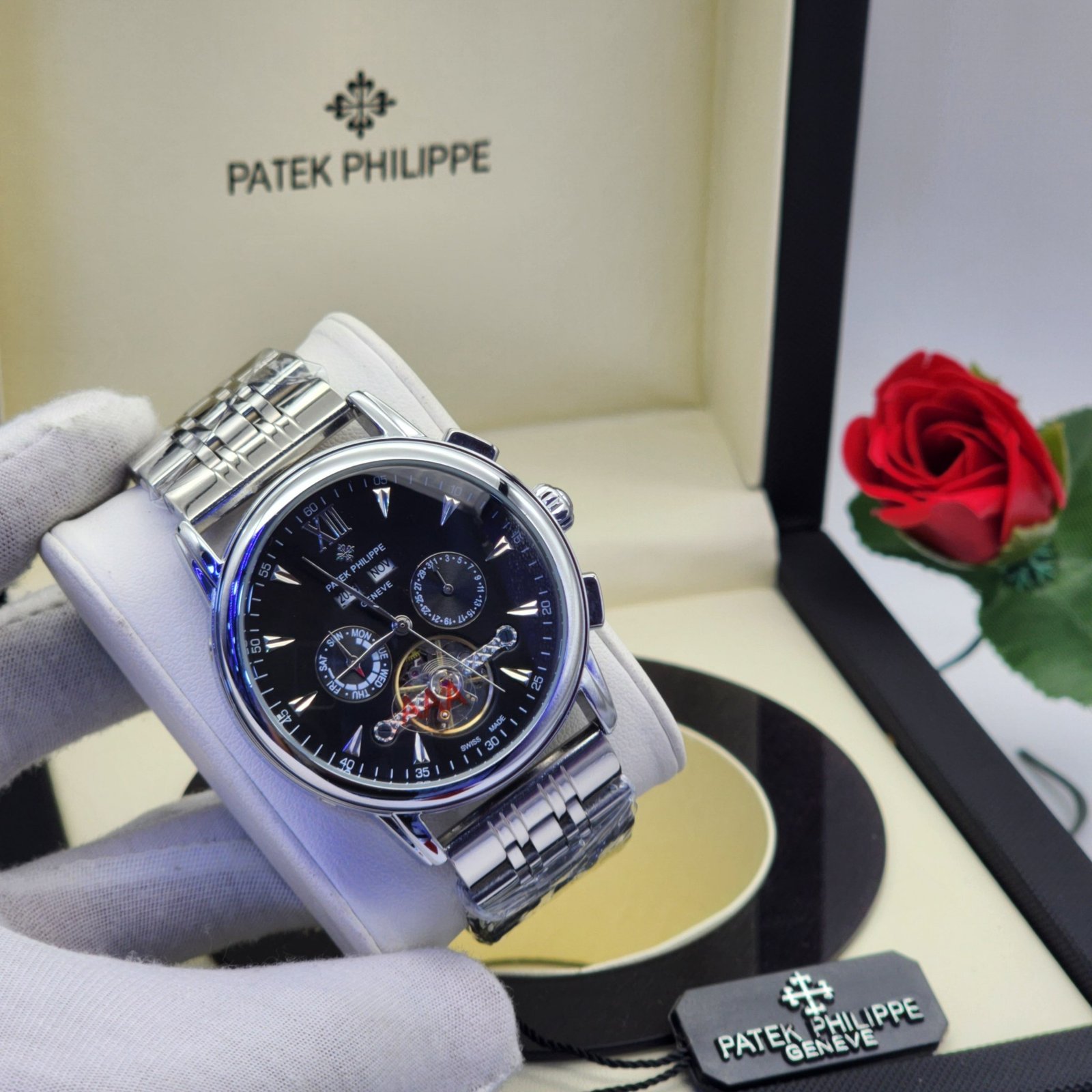 Patek Philippe Geneve Complications - Black Dial Edition