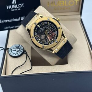 Hublot Big Bang Skeleton Gold Edition & Black Rubber Strap