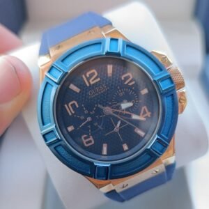 Guess Blue and Gold Sporty Men's