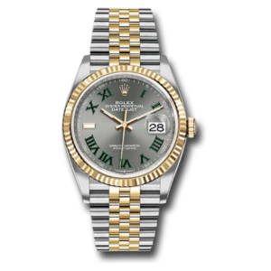 Rolex Datejust 41 "Wimbledon" Yellow Gold & Steel - Jubilee Bracelet