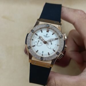 Hublot Classic Fusion Diamond Bezel Rose Gold Chronograph